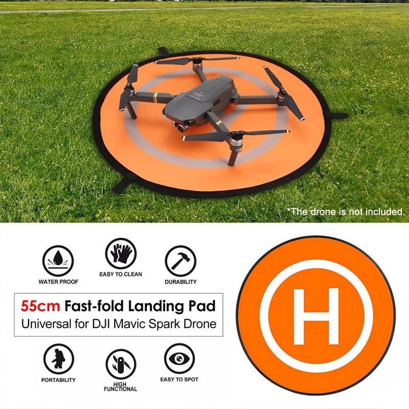 Drone Landing Pad - Foldable 55cm Universal Drone Landing Pad