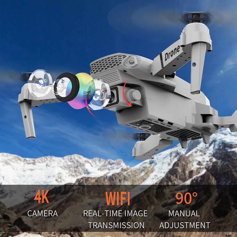 Portable E88 PRO Drone Foldabl - đánh giá và giá Eachine Drone E58
