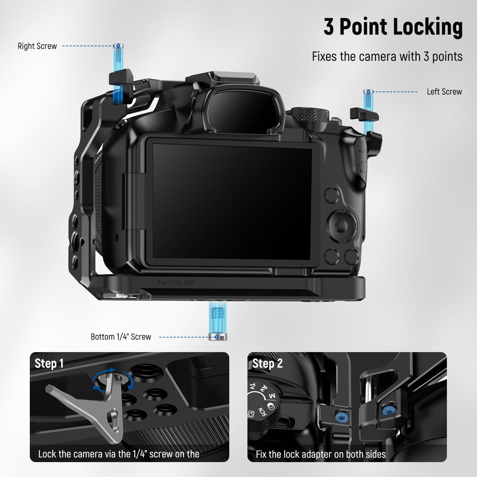 NEEWER R50 Camera Cage Compati - đánh giá và giá Canon Camera Eos R50