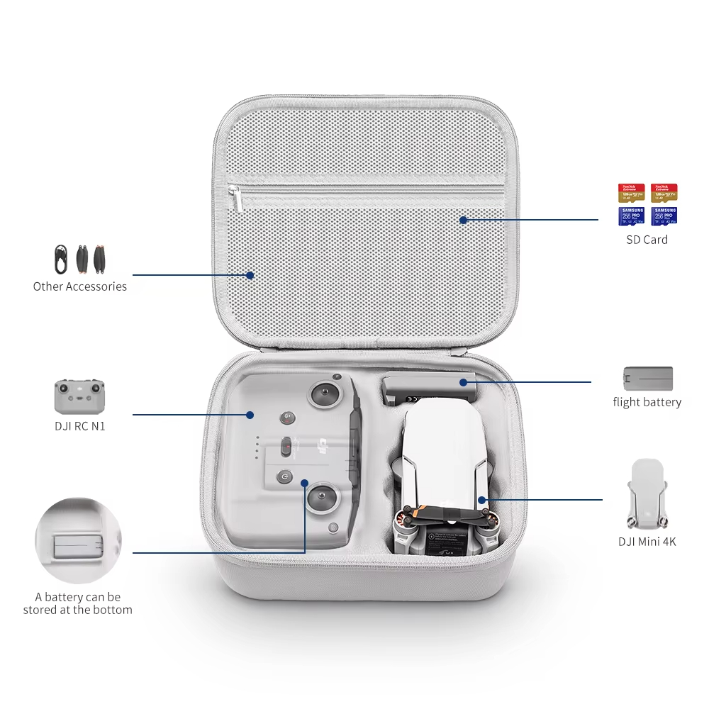 Storage Bag Protective Carryin - đánh giá và giá Drone Joystick Cover