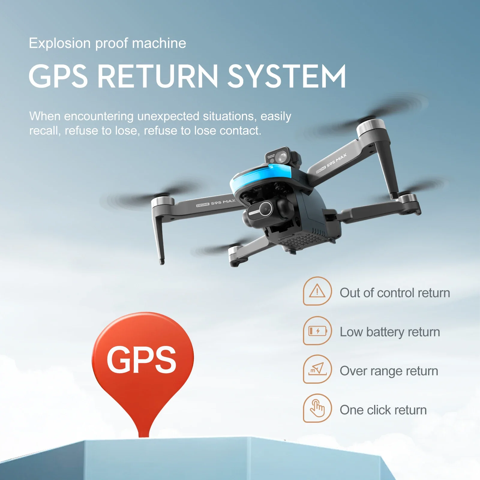 NEW S9S MAX MINI Drone 4K 2-Ax - đánh giá và giá Drone Remote Controller Lanyard