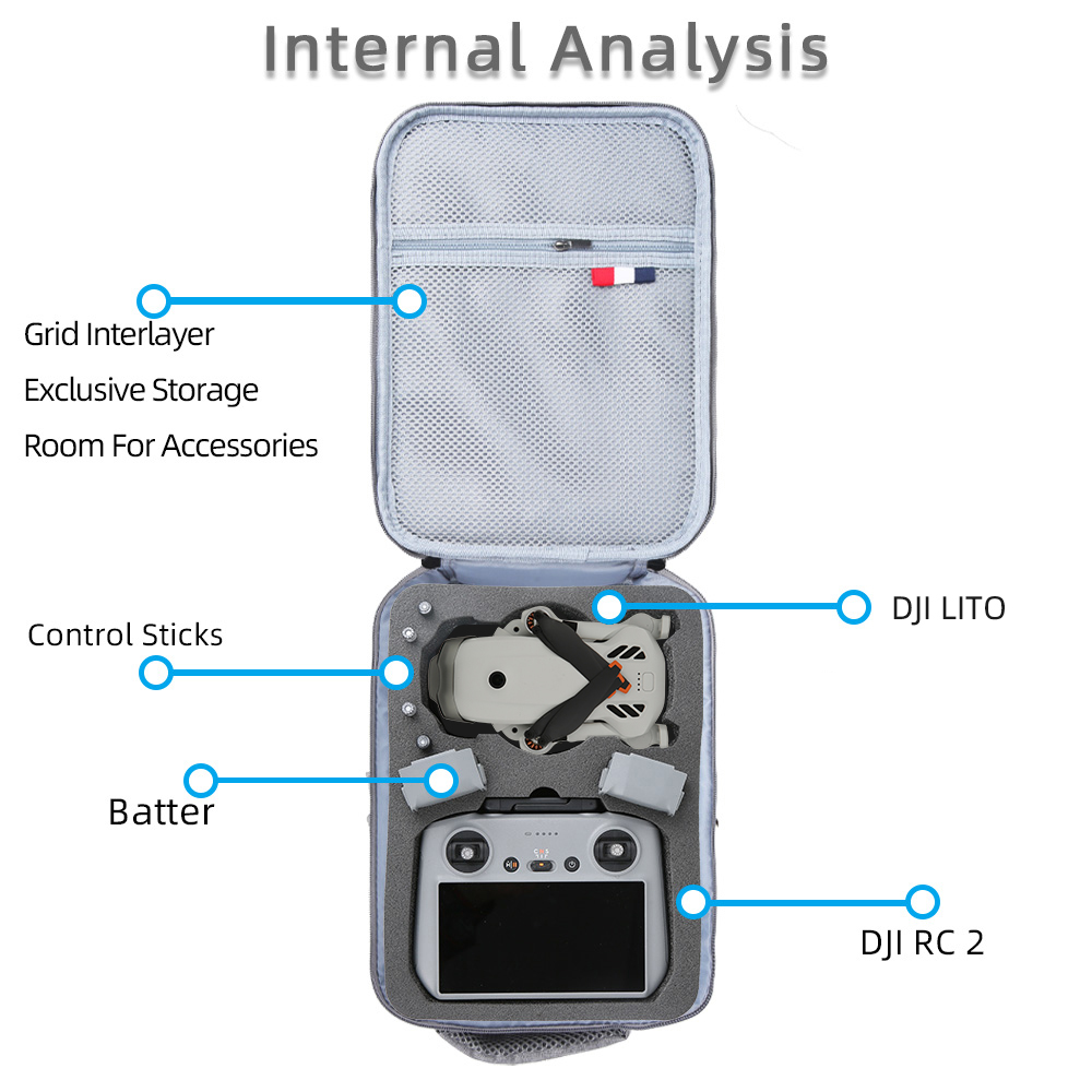 For DJI Lito 1/Lito X1 Portabl - đánh giá và giá Drone Carrying Case