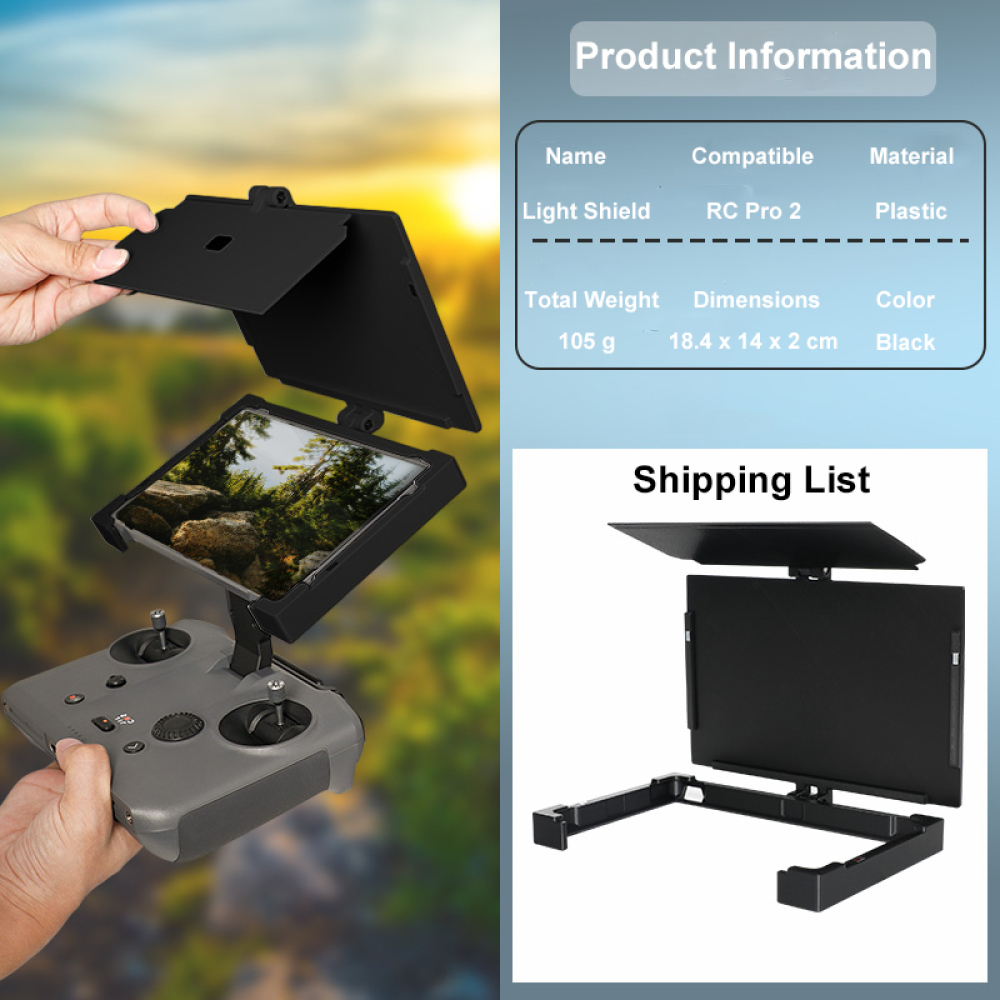 New For RC Pro 2 Sunshade For  - đánh giá và giá Drone Sun Shade