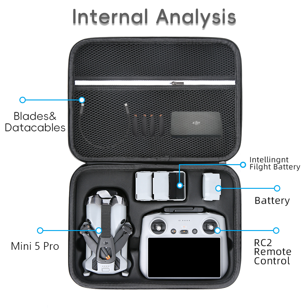 for Mini 5 Pro Case Large Capa - đánh giá và giá Drone Joystick Cover