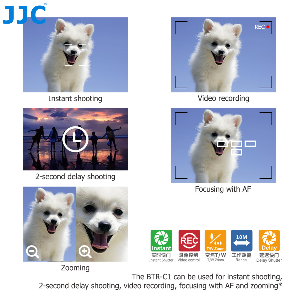 JJC BR-E1 Bluetooth Điều Khiển - đánh giá và giá Canon Camera Eos R8