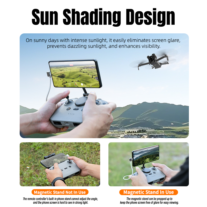 RC N3 360° Rotation & Foldable - đánh giá và giá Drone Tablet Mount