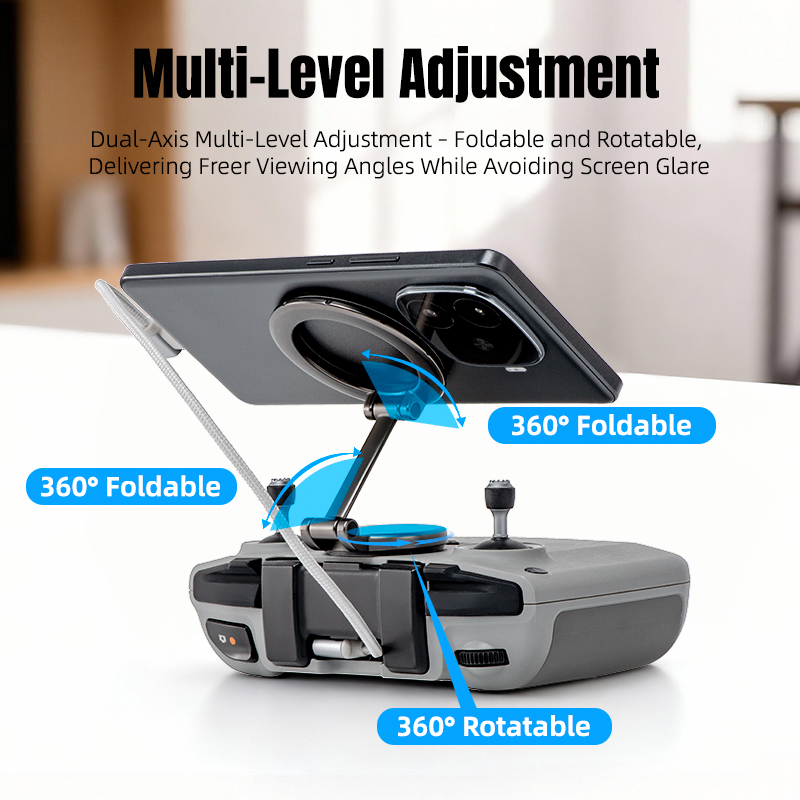RC N3 360° Rotation & Foldable - đánh giá và giá Drone Tablet Mount
