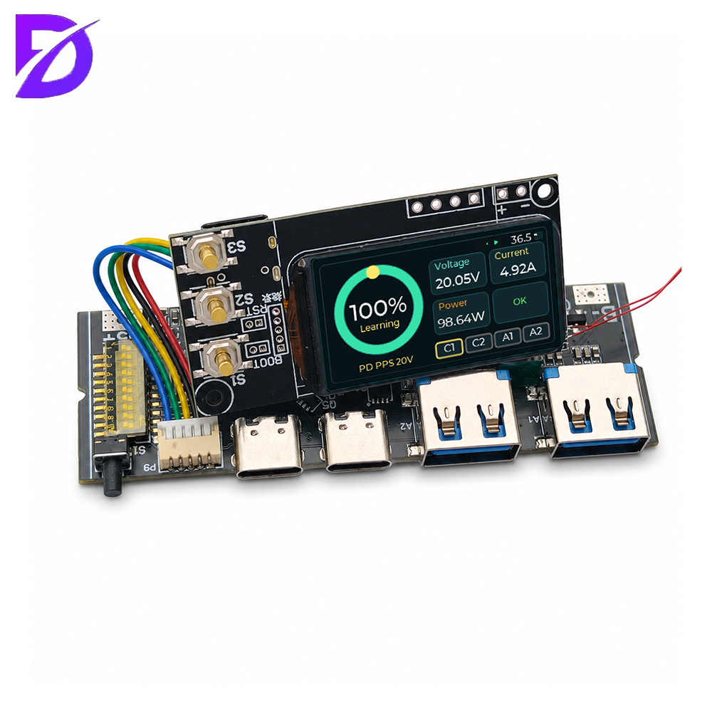100W PD DIY Power Bank Module  - đánh giá và giá Drone Solar Charger